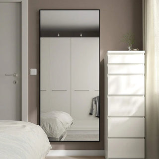 Full Length Mirror, 65" × 24" Standing Large Floor Body Mirror, Standing Hanging or Leaning, Wall-Mounted Dressing Mirror