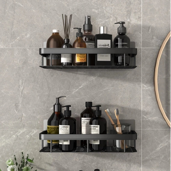 Bathroom Shelves No-drill Wall Mount Corner Shelf Shower Storage Rack Holder for WC Shampoo Organizer Bathroom Accessories