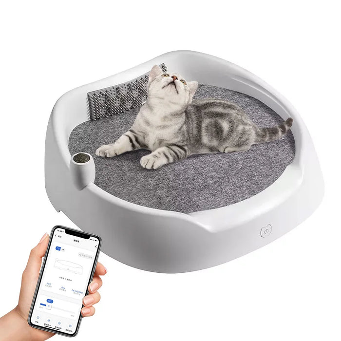 Intelligent Pet Home Temperature Adjustable Self Heating Pet Bed WiFi Remote Control For Small Dogs Cats Bed For Pet