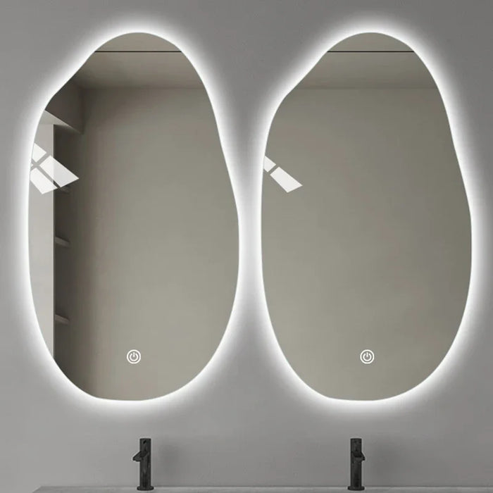 Large Smart Led Mirror Shower Body Light Toilet Big Cosmetic Wall Mirror Decor Interior Backlight Espejo Pared Home Improvement