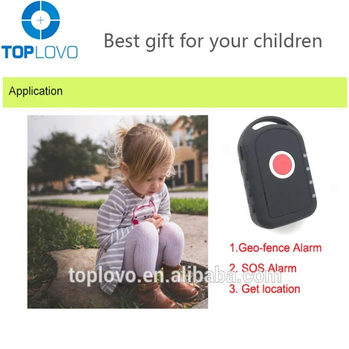 Mobile Wearable Smart GPS Tracker with Mini Size and Real-Time Tracking For Kid/Older/Lone Worker