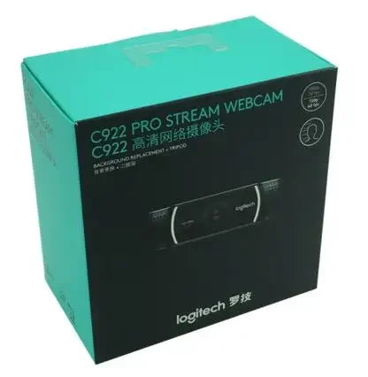 webcam HD C922 1080P full 720P built-in microphone video call recording, background switch (including t