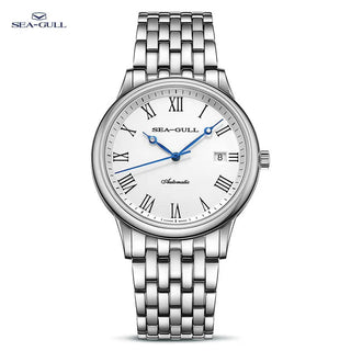 New Seagull Watch Men's Business Automatic Mechanical Watch Waterproof Steel Band Watch  For Man montres mécaniques 6151