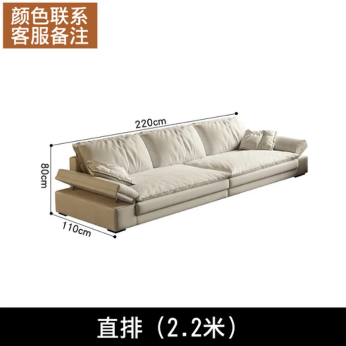 Sectional Living Room Sofa Longue Armchair designer Relaxing Modern 3 Seater Sofa white Luxury Floor italian Home Furniture