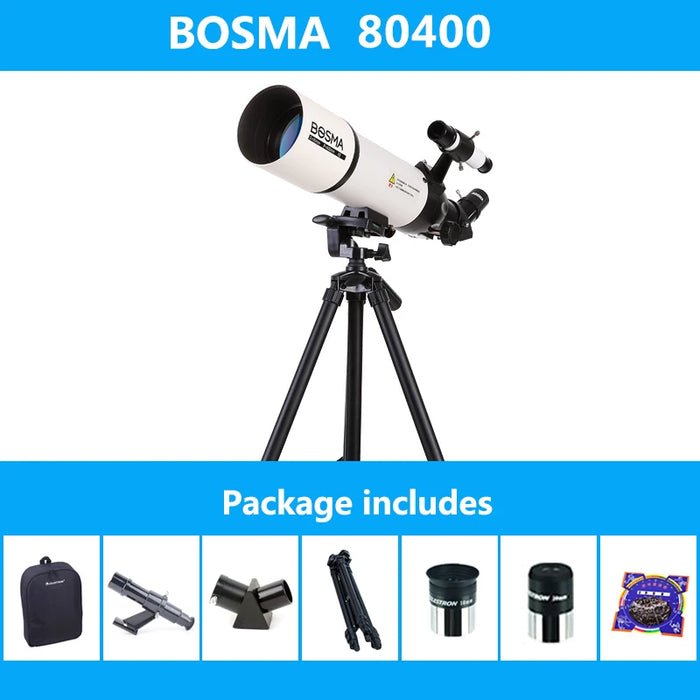 Astronomical telescope 80400 glasses Professional Edition star watching high magnification children entry-level