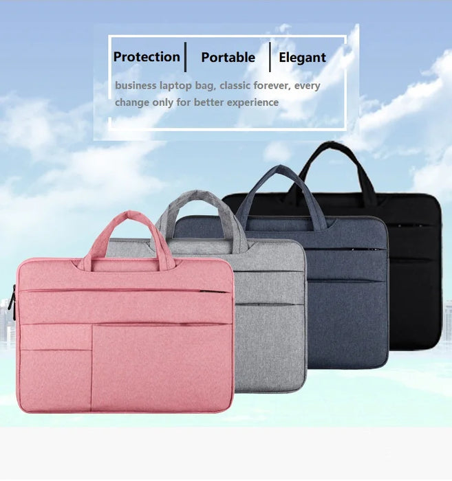 Handbag Laptop Bag 13 14 15 15.6 Inch For Xiaomi MacBook Air ASUS laptop bag Case Cover Notebook Accessory Women Men Briefcase