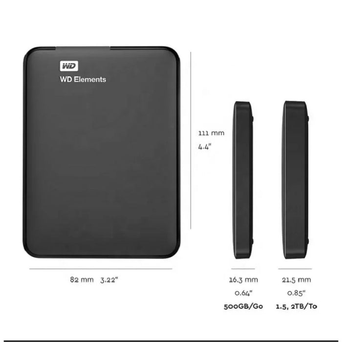 Hard Disk HDD 2.5 Inch 1TB 2TB 4TB 5TB USB 3.0 Portable External Hard Drive, Suitable for PC and Laptop