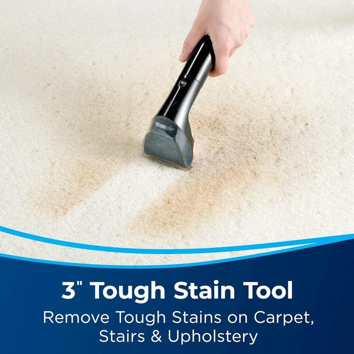 Full Size Upright Carpet Cleaner, Heatwave Technology, Eliminate More Than 90% of Odor-Causing Bacteria, Orange