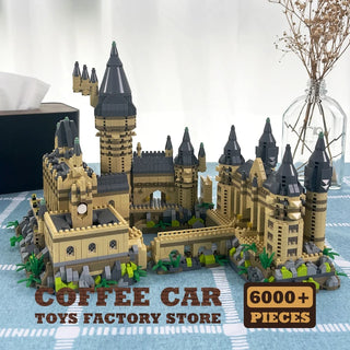 Creative Magic School Model Diamond Bricks Sets Medieval Castle MOC Building Blocks DIY Plastic Toys Adult Kids Christmas Gifts