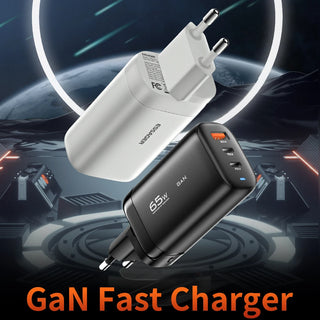 Essager 65W Korea Plug USB Type C GaN Charger For Laptop PD Fast Charging For iPhone 14 13 12 Pro Macbook Samsung Charge Adapter