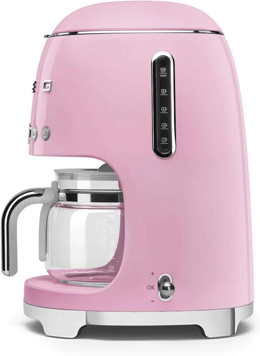 Smeg 50's Retro Pink Drip Coffee Machine