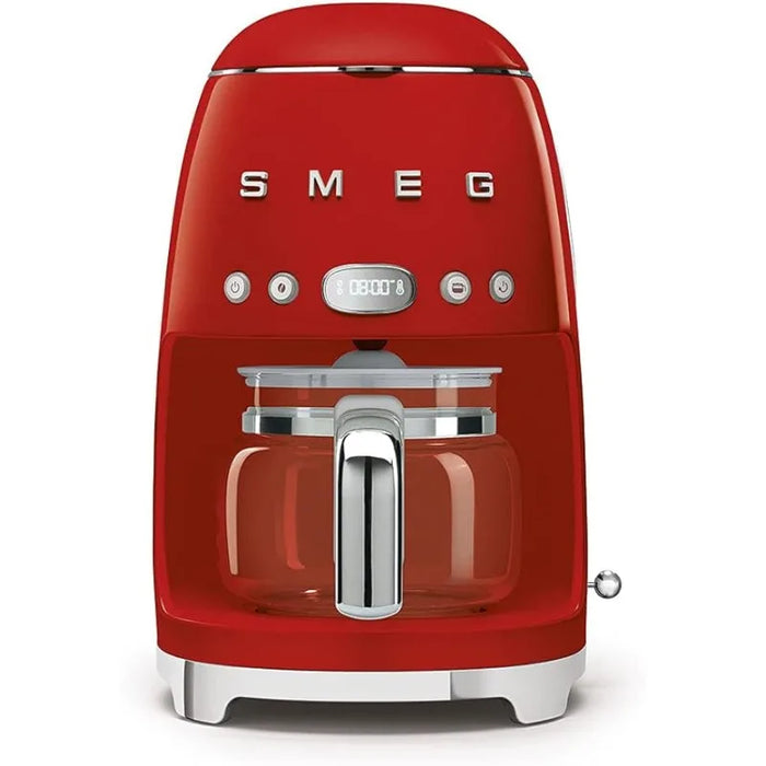 Smeg Drip Filter Coffee Machine, Red, 10 cup