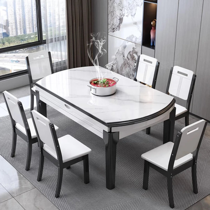 Designer Coffee Table Dining Room Service Restaurant Tables Marble Multifunction Home Furniture Bord Bwrdd Rectangular Kitchen