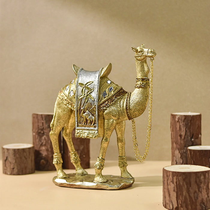 Camel Figurine Collection Resin Desktop Ornament for Desk Cabinet Home Decor Camel Figurine Modern Decor Housewarming Gift