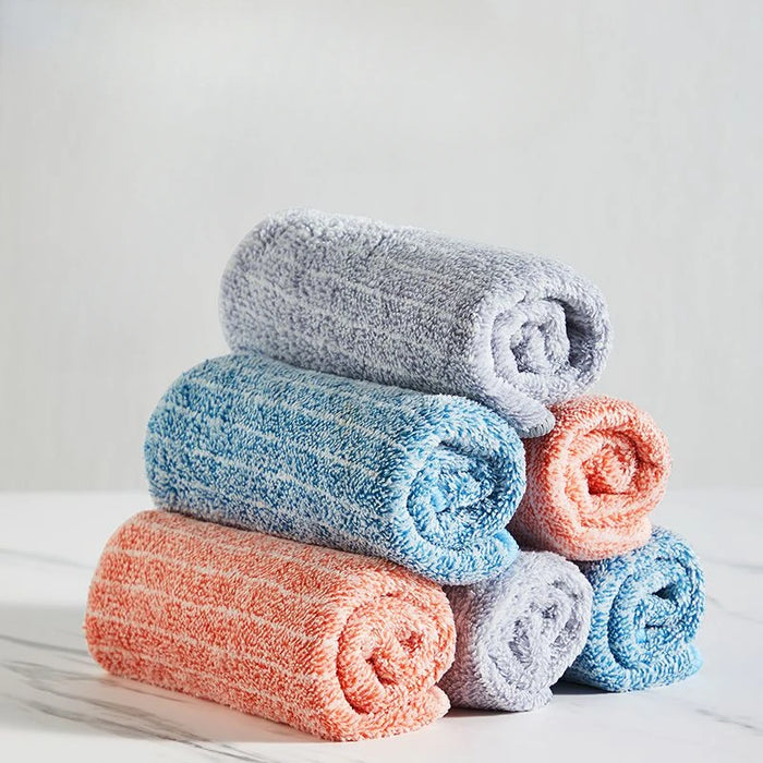 Dishwashing Cloth Kitchen Special Absorbent Hair Is Easy To Clean Thick Simple Household Cleaning Cloth Is Not Easy To Stain Oil