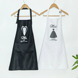 Modern Simple Thickened Aprons Garden Household Barista Kitchen Solid Color Antifouling Catering Work Sleeveless Apron Overalls