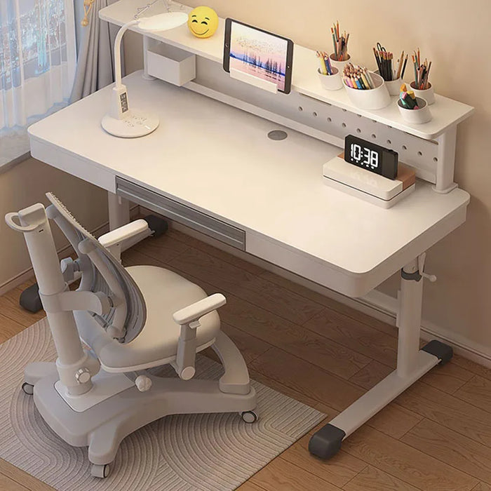 Children White Desk Aesthetic Toddler Ergonomic Reading Table Drawers Minimalist Table Enfant Avec Chaise Children Furniture