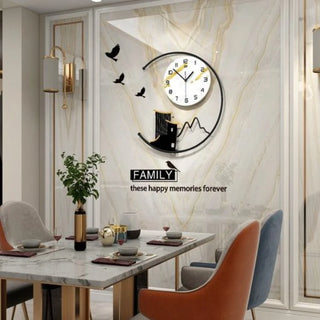 Light Luxury Wall Clock Fashion Modern Simple Living Room Decoration Wall Watch Home Personality Creative Hanging Wall Clock New