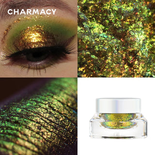 CHARMACY Glitter Chameleon Eyeshaodw Duochrome Shining Metallic Eyeshadow High Multichorme Pigmented Eyes Makeup For Women