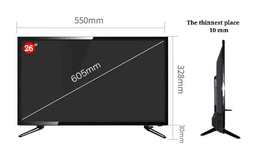 Flat screen tv smart 4k T2/S2 42/50/55/60/65 a television lcd (led) digital