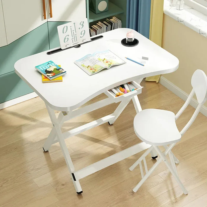 Childrens Ergonomic Desk Chairs Minimalist Drawers Painting Table Children Writing Table White Avec Chaise Home Furniture