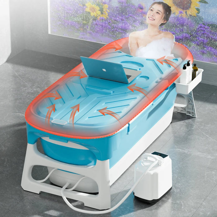 Portable Bathtub Large Water Container Foot Bath Bucket Comfortable Fomentation Machine Banheira De Gelo Home Modern Plastic