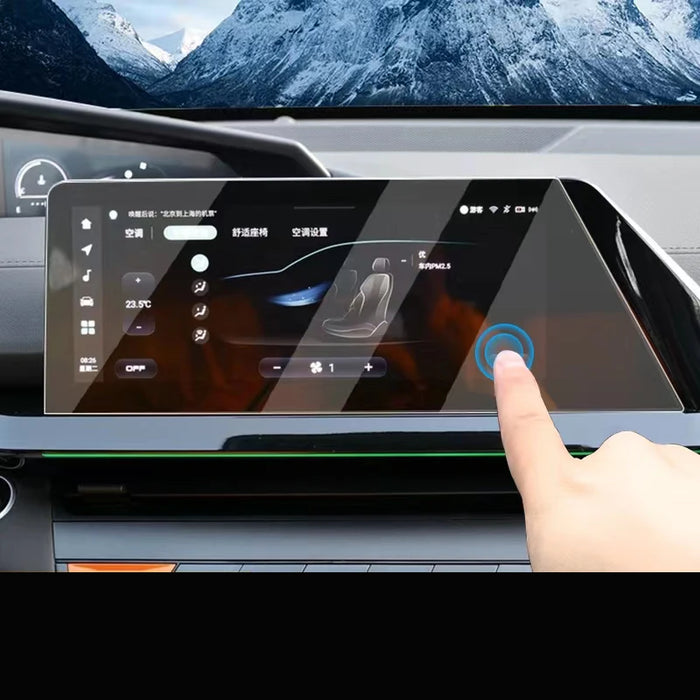 Tempered Glass Screen Protector for Changan UNI-V/UNIV 2022 2023 GPS Navigation infotainment Center Touch Screen and Dashboard