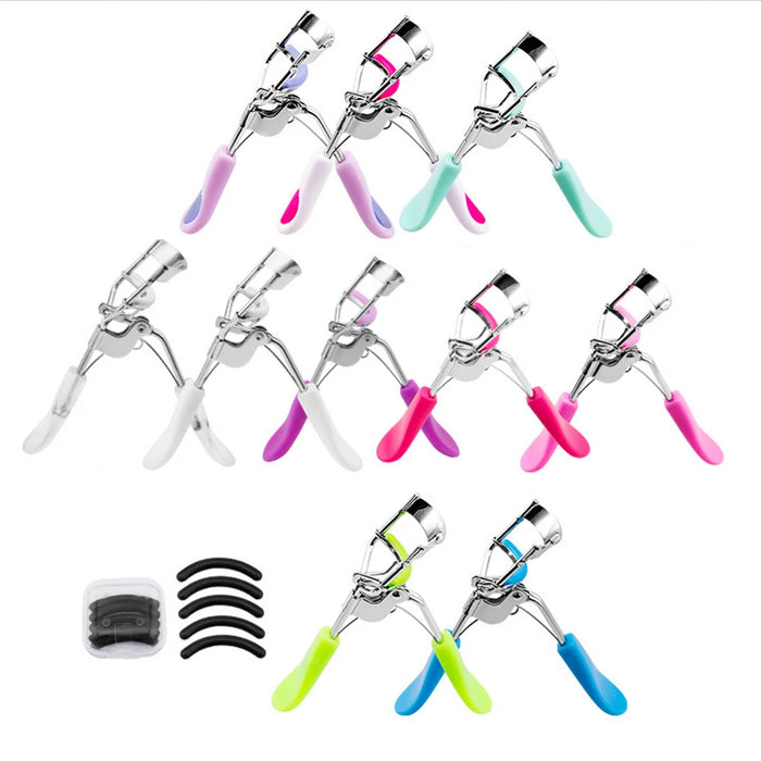 Eye lash curler private label partial lash curler quality pink 2021 mini lash curler packaging