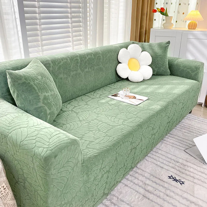 Sofa Cover Four Seasons General All-wrapped Sofa Cover Solid Color Non-slip Sofa Terry Cloth Two-seat Three-seat Sofa Cover