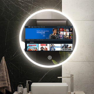 New Design 80*80CM Bath Mirror Android Smart Bathroom Full Hd Tv Mirror Smart Mirror Bathroom Luxury Smart