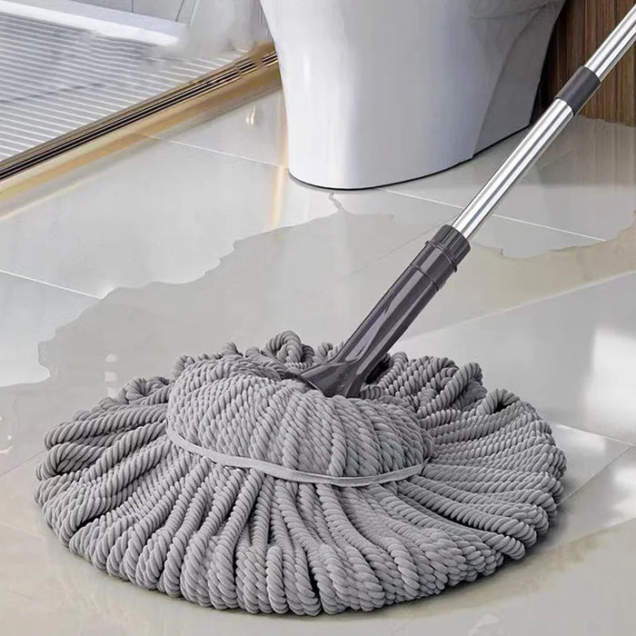 Newest Microfiber Spin Mop Living Room Bedroom Floor Mop Long Handle Twist Mop Dehydrating Hardwood Home Office Kitchen Cleaning