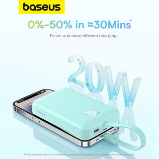 Baseus Magsafe Power Bank 10000mah Magnetic Wireless Charging PD 20W Fast Charging with Cable for iPhone 14 13 12 Pro Max