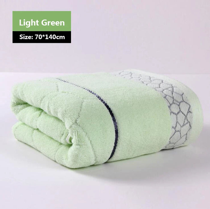 Premium Cotton Towels - Natural Soft Oversized Bath Towels Super Water Absorbent 75x 140cm Cotton Luxury Hotel & SPA Towels