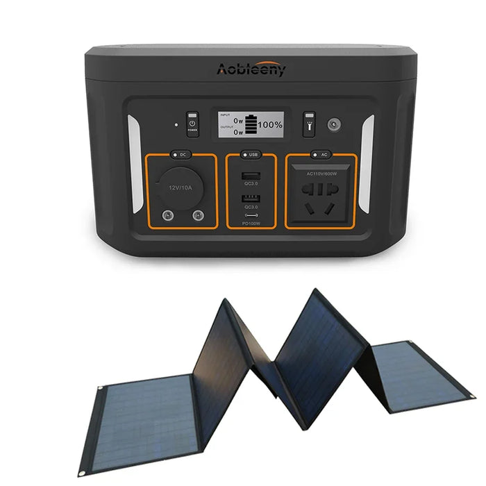 2022 Home Outdoor Camping Qc PD Usb mppt Solar generator with 15w wireless charger new energy camping power station