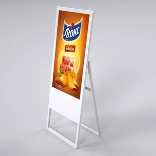 CYZN 43 inch floor stand lcd flexible folding android network wifi advertising player digital signage