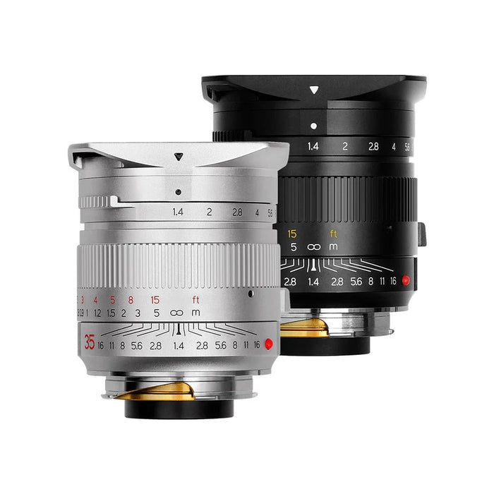 TTArtisan 35mm F1.4 Full Frame Mirrorless Camera Lens Manual Focus Lens for Leica M Series Lens M2/M3/M4/M5/M6/M7/M8/M9/M9P