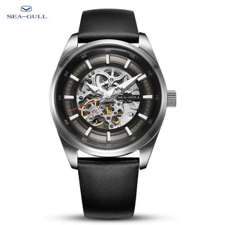 Seagull Men's Watch Business Hollow Luminous Waterproof Automatic Mechanical Wristwatch Men's Watch 819.92.6076H
