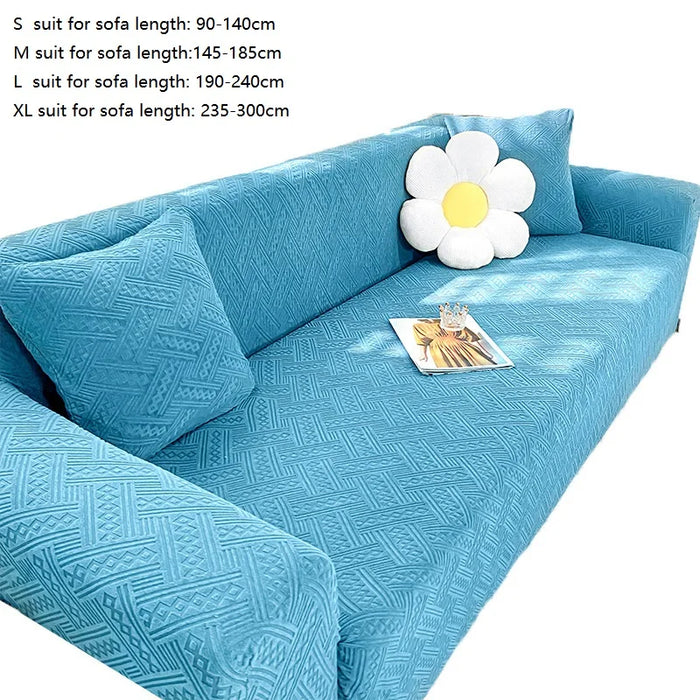 Sofa Cover Four Seasons General All-wrapped Sofa Cover Solid Color Non-slip Sofa Terry Cloth Two-seat Three-seat Sofa Cover