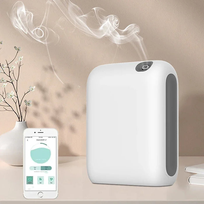 Hotel Aroma Diffuser Essential Oil Room Fragrance Bluetooth Control Auto Flavoring Electric Smell For Home Freshener Device