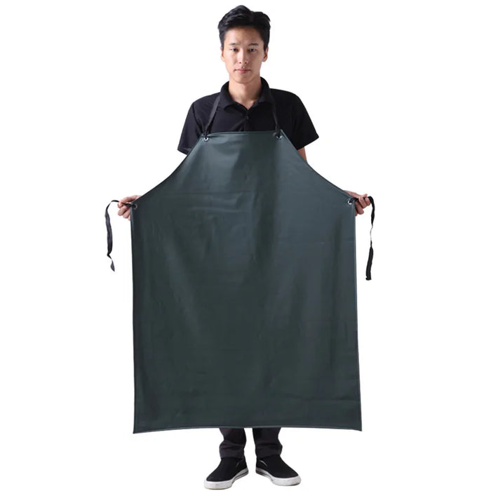 Modern Simplicity Double Thick Sleeveless Apron Waterproof Oil-proof and Stain-proof Kitchen Attachment Fashion Cute PVC Aprons