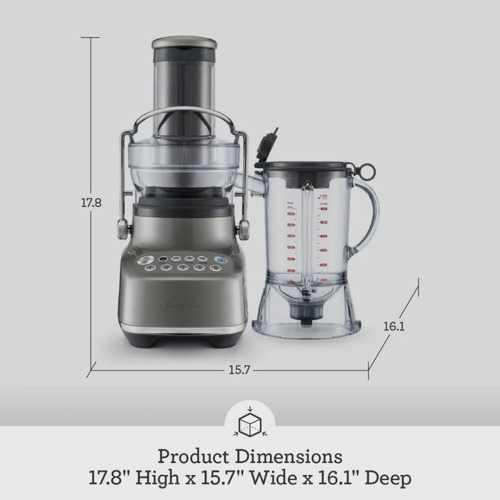 Multi functional blender and juicer button program for family gatherings, casual gray, free shipping