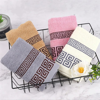 New 34x74cm Pure Cotton Towel Absorbent Solid Color Soft Comfortable Men And  Women Family Bathroom Hand Towel