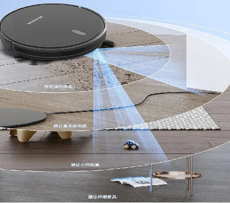 Hot Selling High-end Lithium Battery Robot Vacuum Cleaner For Home Cleaning With 2700pa Suction Intelligent Path Planning