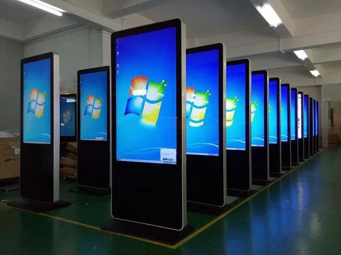 Digital Signage Floor Stand 43 Inch Multimedia Touch Screen Kiosk Lobby Directory Touch Screen Directories