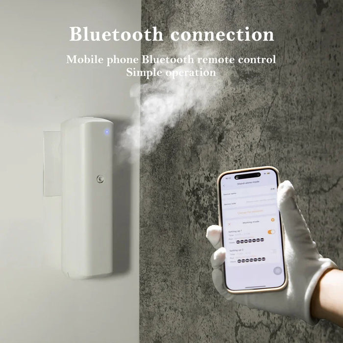 New 300m³ Bluetooth APP Wall Hanging Aroma Diffuser Room Fragrance 100ML Perfume Air Freshener Home Flavoring Smell Distributor