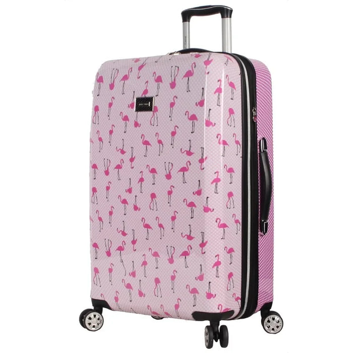 26 Inch Checked Luggage Collection - Expandable Scratch Resistant (ABS + PC) Hardside Suitcase - Designer Lightweight Bag