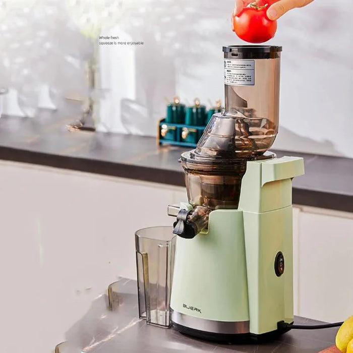 Commercial Large Caliber Juicer Low-speed Juicer Multifunctional Fruit Vegetable Screw Slow    Household Electric Juicer