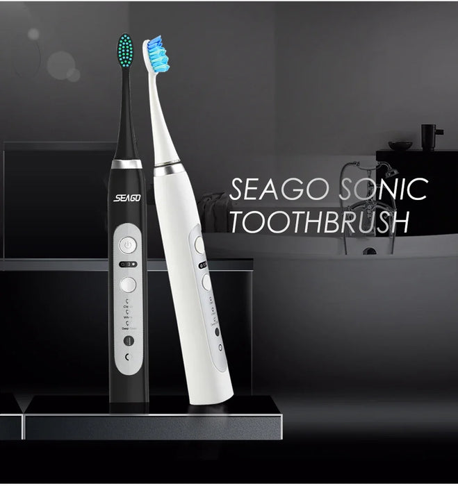 Seago OEM Travel Sonic CE Certificate Eco-friendly Electric Toothbrush Adult Smart Tooth Brush Modern Set Timer SG982