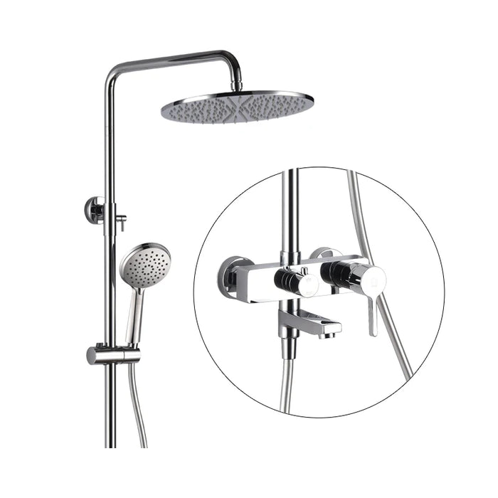 European Style Wall Mounted brass Antique Bath Shower Faucet