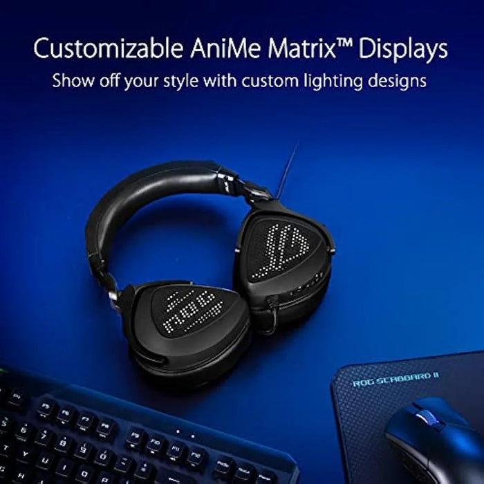 ASUS ROG Delta S Animate Gaming Headset Lightweight USB-C for PC Mac PS5 Switch USB-C Surround Sound No Delay Earbuds Original